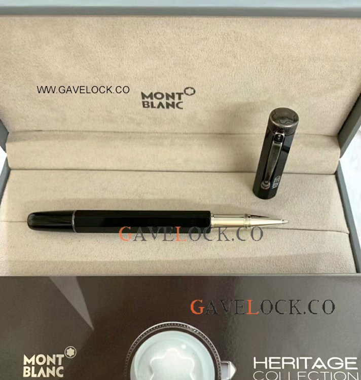 AAA Grade Copy Mont blanc Egyptomania Doue Rollerball Black Pen
